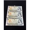 Image 2 : 3 1973 $1 Bank Notes and 3 1986 $2 Bank Notes