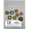 Image 1 : A Small Collection of Vintage Transit Tokens