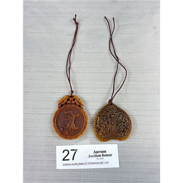 2 Interesting Asian Pendant