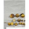 Image 3 : Lot of Very Small Gilt Metal Buttons