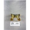 Image 2 : High Quality Gold Tone Crossover 70's Cuff Bracelet