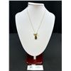 Image 1 : A Very Nice Vintage 1950's 1/20th 12k Gold + Agate Necklace