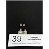 Image 1 : 2 Diamond Hook Pendants (1 Marked 925) + Pair of Diamond Hook Earrings