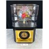 Image 1 : Very Nice 14" Tall Light Up Flower Clock