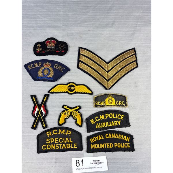 Vintage Lot of RCMP Badges