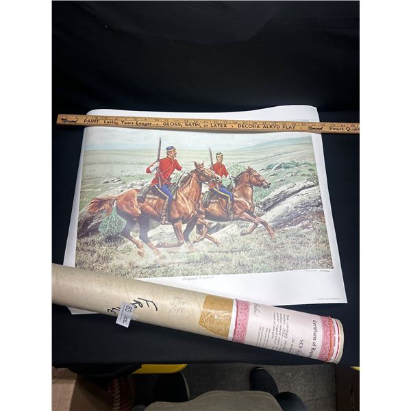 RCMP Print #483 With COA As Is