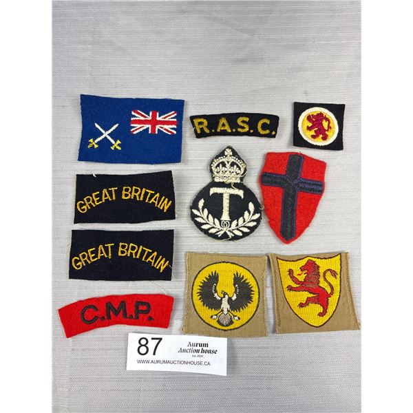 Nice Lot of RCMP Military and Candian Government Badges