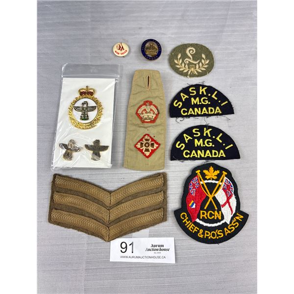 Nice Lot of WW1 and WW2 Military Badges