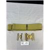 Image 1 : Vintage Candian Engineers Belt Buckle and Belt