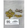 Image 1 : Lot of Canadian Military Badges and Pins