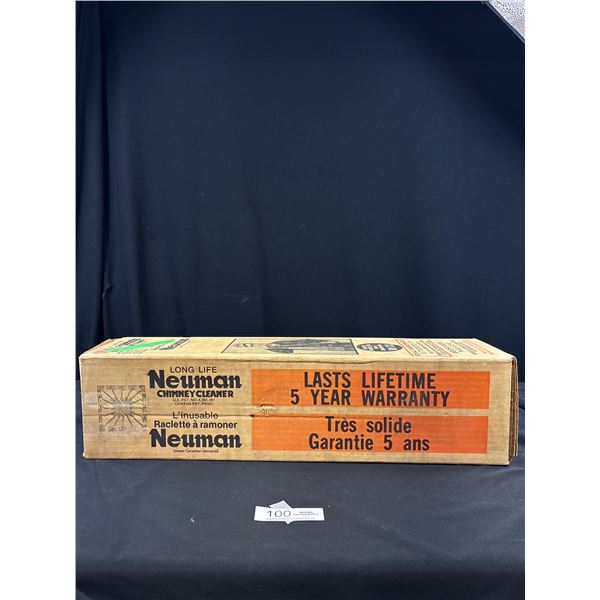 Vintage New in Box Neumen Chimney Cleaner Nice Graphics