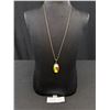 Image 1 : Very Oldd Genuine Murano Glass Necklace on Gold Chain C.1920s