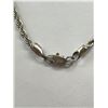 Image 2 : Vintage Silver Rope Chain Marked .925