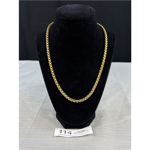 Heavy Vintage Thick Link Gold Chain