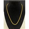 Image 2 : Vintage Large Gold Rope Chain Necklace Quality!