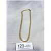 Image 4 : Vintage Large Gold Rope Chain Necklace Quality!
