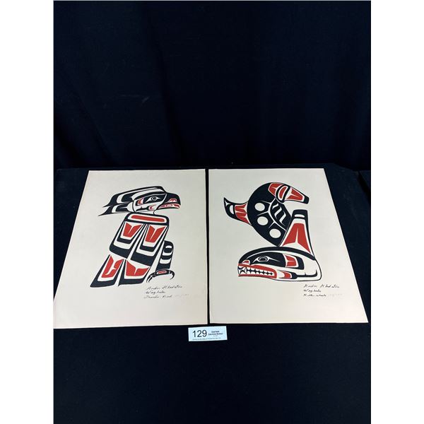 Numbered West Coast Native Print 101/150 Thunderbird by Gordan Gladstone Waglilsa?