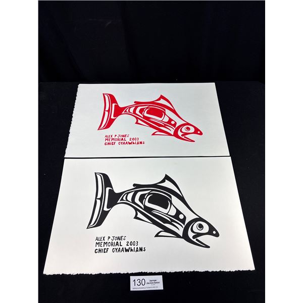 2 2003 Alex P Jones Memorial Native Print Chief Gyaawhians
