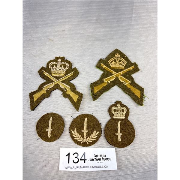 Lot of Vintage Canadian Military Patches