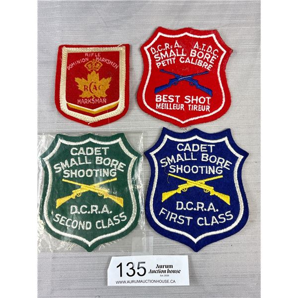 Lot of Vintage Cadet Shooting Patches + RCAC Marksman Patch