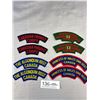 Image 2 : Nice Large Lot of Vintage Canadian Military Cloth Patches