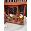 Image 2 : Custom Made 29" Tall Bird Cage House Nice Detail NO SHIPPING
