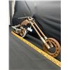 Image 5 : 31 Inch Wide Custom Made Garage Folk Art Motorcycle