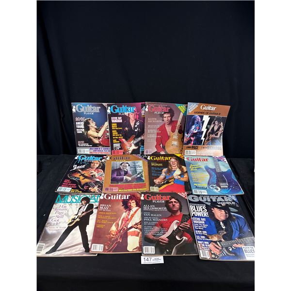 Lot of Vintage Guitar Player Magazines