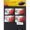 Image 2 : 34 Sealed Sony Type 1 HF90 Tapes