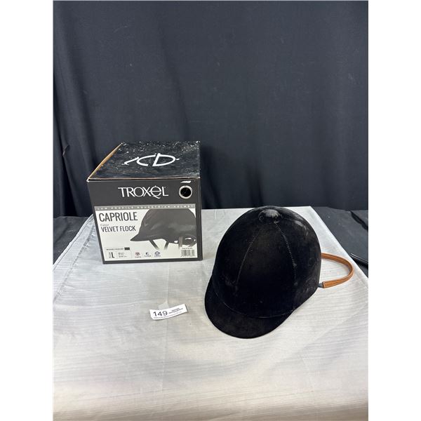 New Size Large Troxel Low Profile Equestrian Helmet in Box