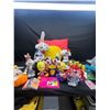 Image 1 : Large Looney Toones Collectable Lot of Stuffies, Coffee Mugs, etc.