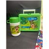 Image 2 : Looney Toons Collectable Lot Tues, Store Display with Backpack Clip Ons, Tasmanian Devil Lunch Box a