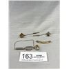 Image 1 : 3 Vintage Tie Studs + 2 Tie Bars
