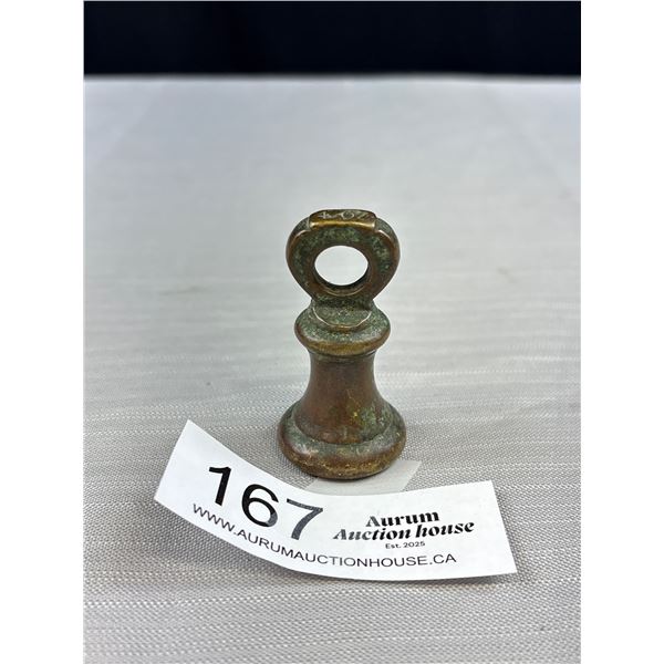 A Victorian Bronze Bell Weight Circa 1880s