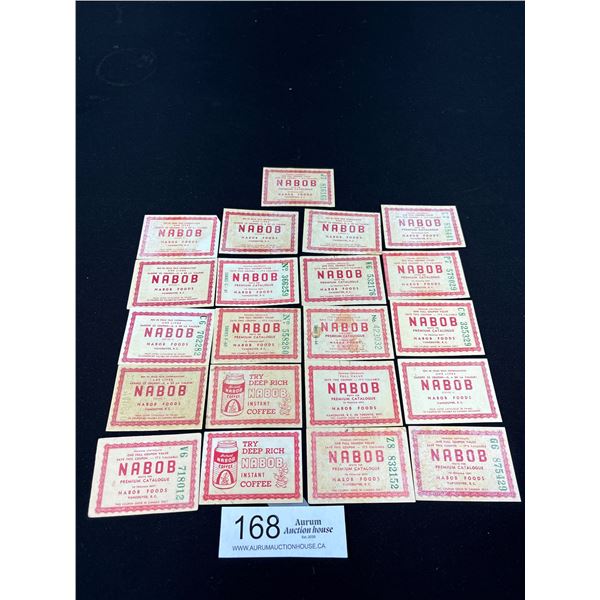 20 "Nabob" Vintage Catalouge Coupons