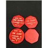 Image 3 : 4 Vintage Dairyland Milk Tokens