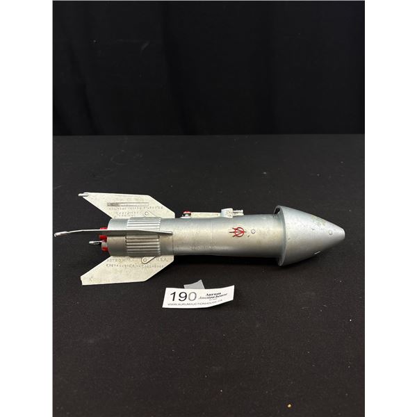 Vintage Diecast Rocket Bank