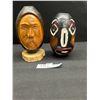 Image 1 : 2 West Coast Native Carved Wooden Floats