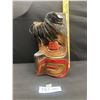 Image 2 : Hard to Find West Coast First Nations Ceremonial Carved Mask 9" Tall With Mouth Piece These Were to 