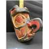 Image 7 : Hard to Find West Coast First Nations Ceremonial Carved Mask 10" Tall With Mouth Piece These Were to