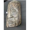Image 2 : 12.5" Talll Carved West Coast Native Mask Lots of Detail with Faces Carved in the Eyes Etc.