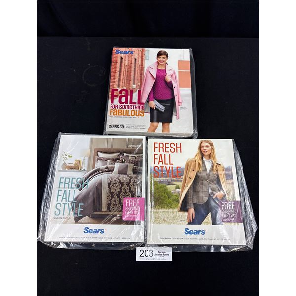 3 Vintage Sears Catalouges in Bags