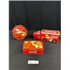 Image 1 : 3 Christmas Coca Cola Tins
