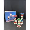 Image 1 : Seasonal Elements Candlestick Holders Still in Original Box