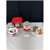 Image 1 : Xmas Décor - Vintage Berta Hummel Ornament , Musical Santa Snow Globe (Made Exclusivley for The Bay)