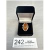 Image 1 : Vintage .925 Silver Amber Ring