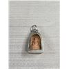 Image 2 : Vintage Silver Pendant w/Inset Buddha