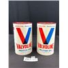 Image 1 : 2 Full Valvoline Motor Oil Tins