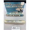 Image 5 : Vintage Kollar Kleen and Steering Wheel Cover in Original Packages Nice Graphics