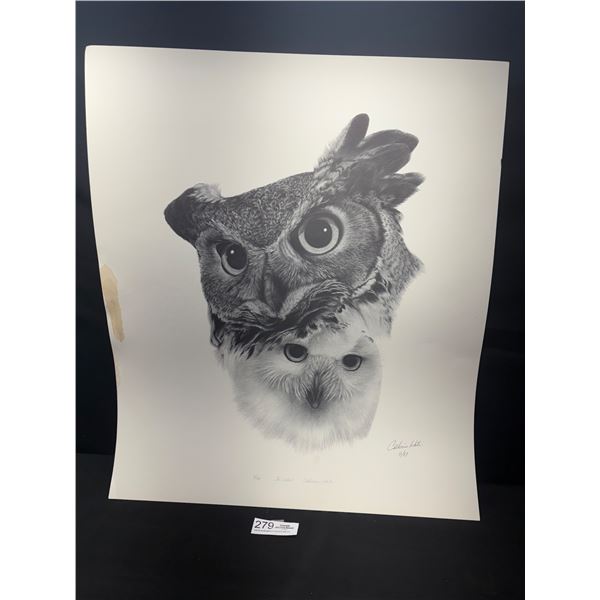 "The Watch" #716/750 Print By Catherine White Dated 12/87 Approx 22" x 26"